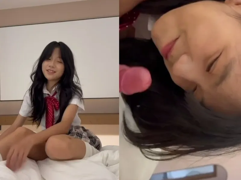 Em loli dễ thương liếm chuối biến em thành con em đào dâm dục p1